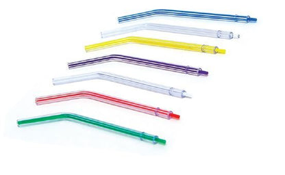 Air and Water Syringe Disposable Plastic Core Rainbow or White Tips