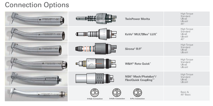 J. Morita - BUY 1 GET 1 FREE TwinPower Turbine Standard Head, Push Button Chuck, Optic