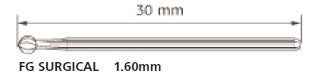 1958 | T-Rex Multi-Use Carbide Burs Round-End Fissure Shaped PD2 / G1558