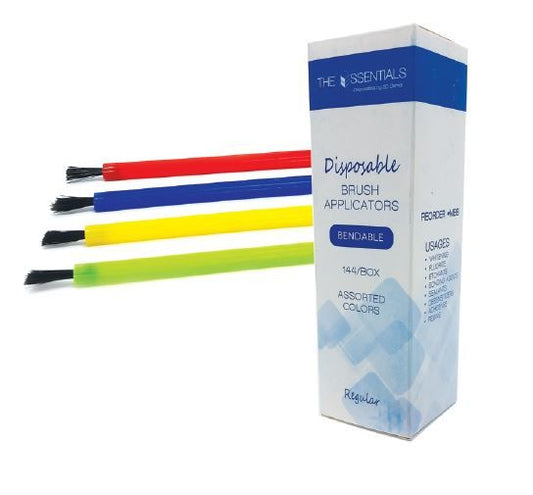 Disposable Bendable Brush Applicators 144/Box