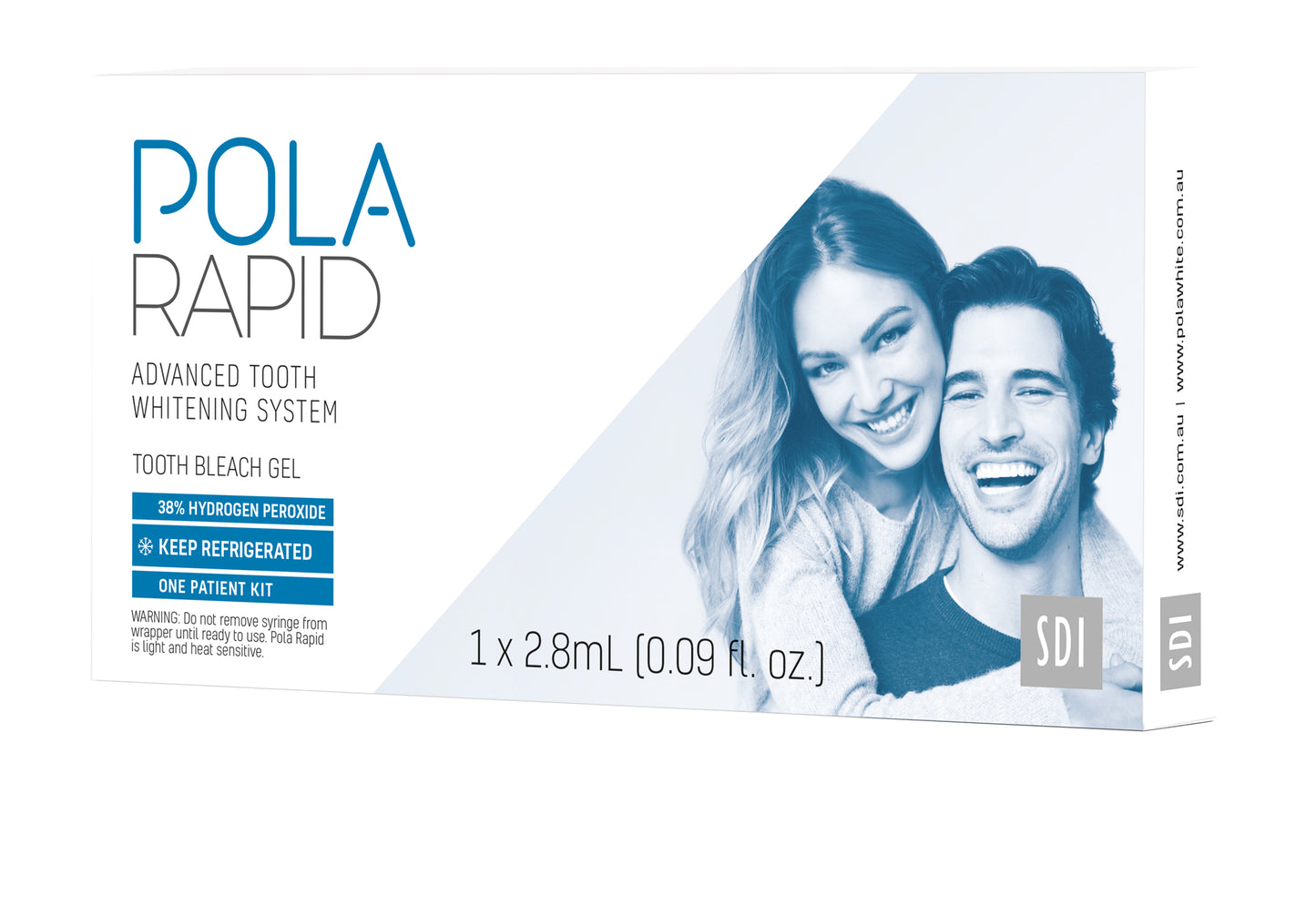 SDI Pola Rapid 38% Hydrogen Peroxide Tooth Whitening System