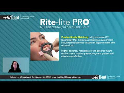 AdDent Rite-Lite PRO Shade Matching Light With Polarizing Filter- (3 Intensity Levels)