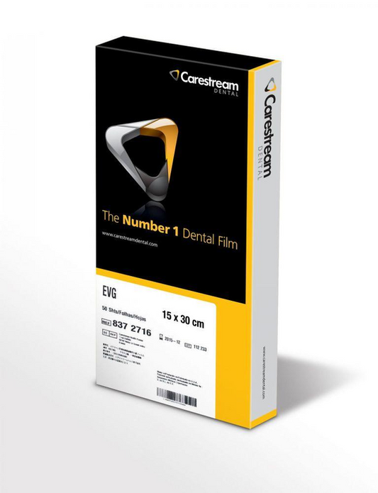 Carestream EVG Extraoral Panoramic X-ray Film 50 sheets/bx