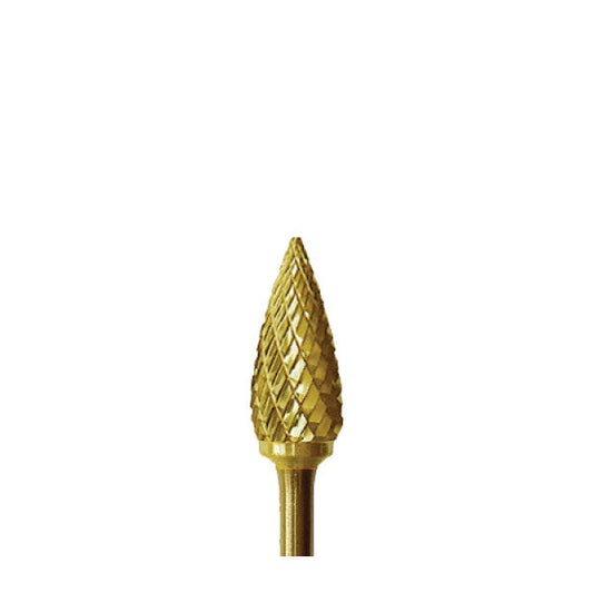 Titanium Nitrite Coated Carbide Burs 63B Pointed