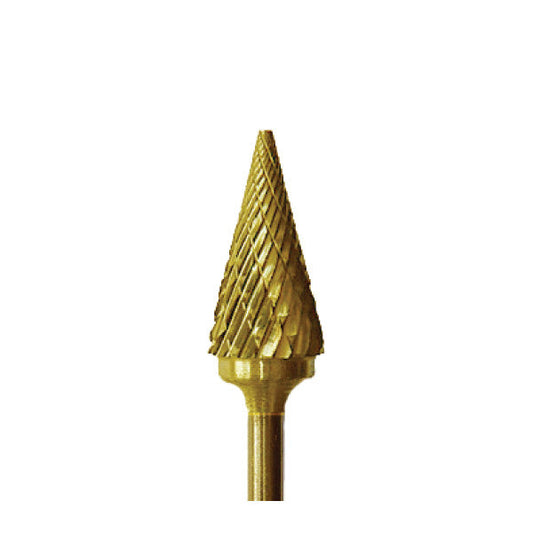 Titanium Nitrite Coated Carbide Burs 82T Cone