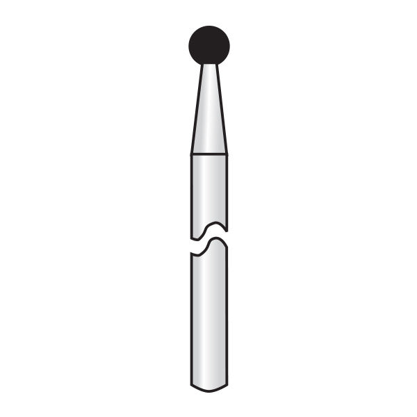 HP001-024 | Reusable Gold Diamond Burs. Round (Ball) Shaped