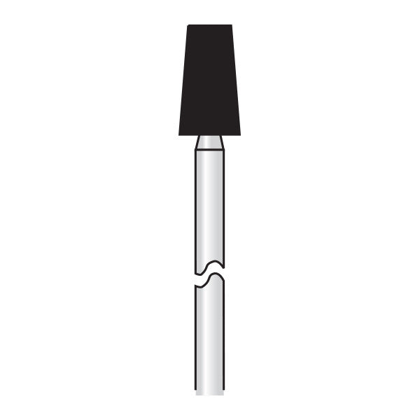 HP172-050 | Reusable Gold Diamond Burs. Taper Cone Shaped