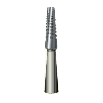 G/701 (2071) Metal Cutting Gold Carbide Burs Flat End Taper Shaped